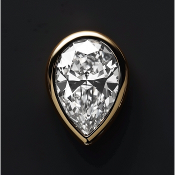 Stud Sustainable Pear Diamond 0.30cts