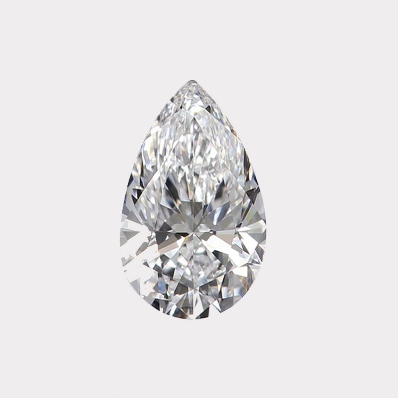 Lab Diamant Poire 0.74 cts E VVS2