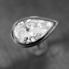 Stud Lab Diamant Poire 0.50 cts